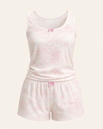 Garden Checkout · Set de Short · Rosa Flor Bohemia