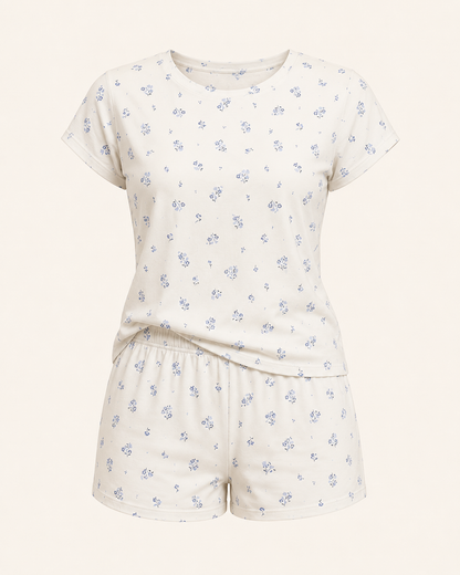 Blue Bloom · Set de Short · Azul Floral