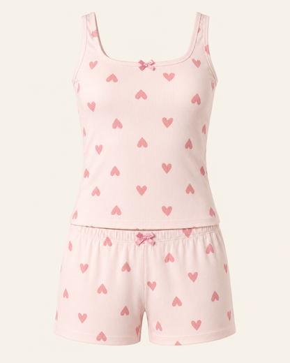 Pink Glamour · Set de Short · Rosa Corazón