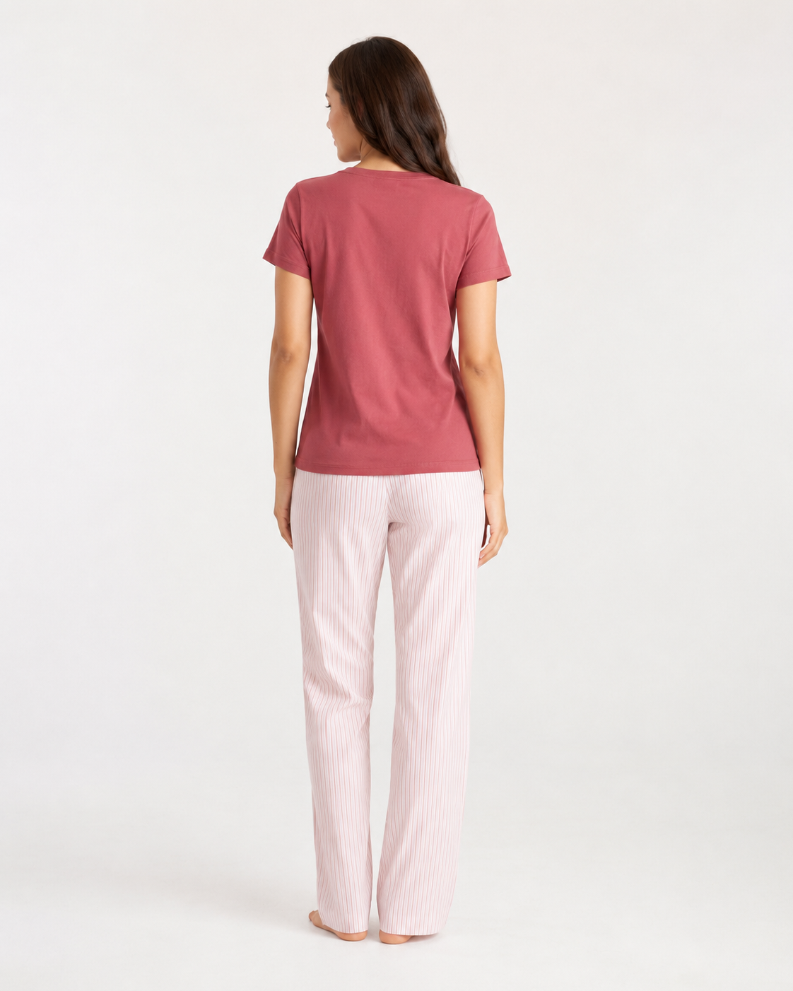 Midnight Suite · Set de Pantalón · Algodón Vinotinto