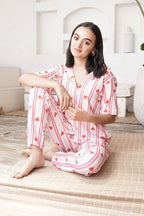 Pantalón Queen of Hearts Seda Mango