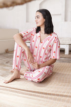 Pantalón Queen of Hearts Seda Mango