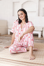 Pantalón Queen of Hearts Seda Mango