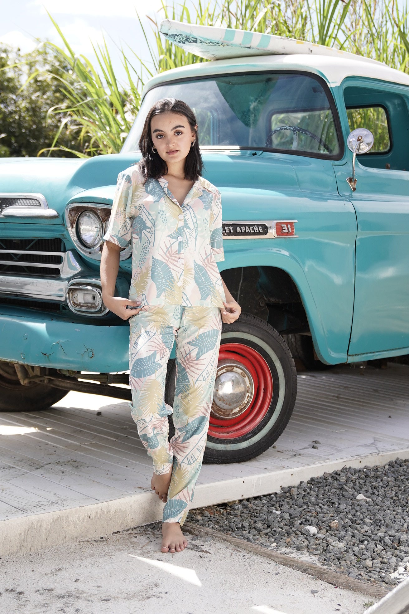Pantalón Botanic Seda Mango