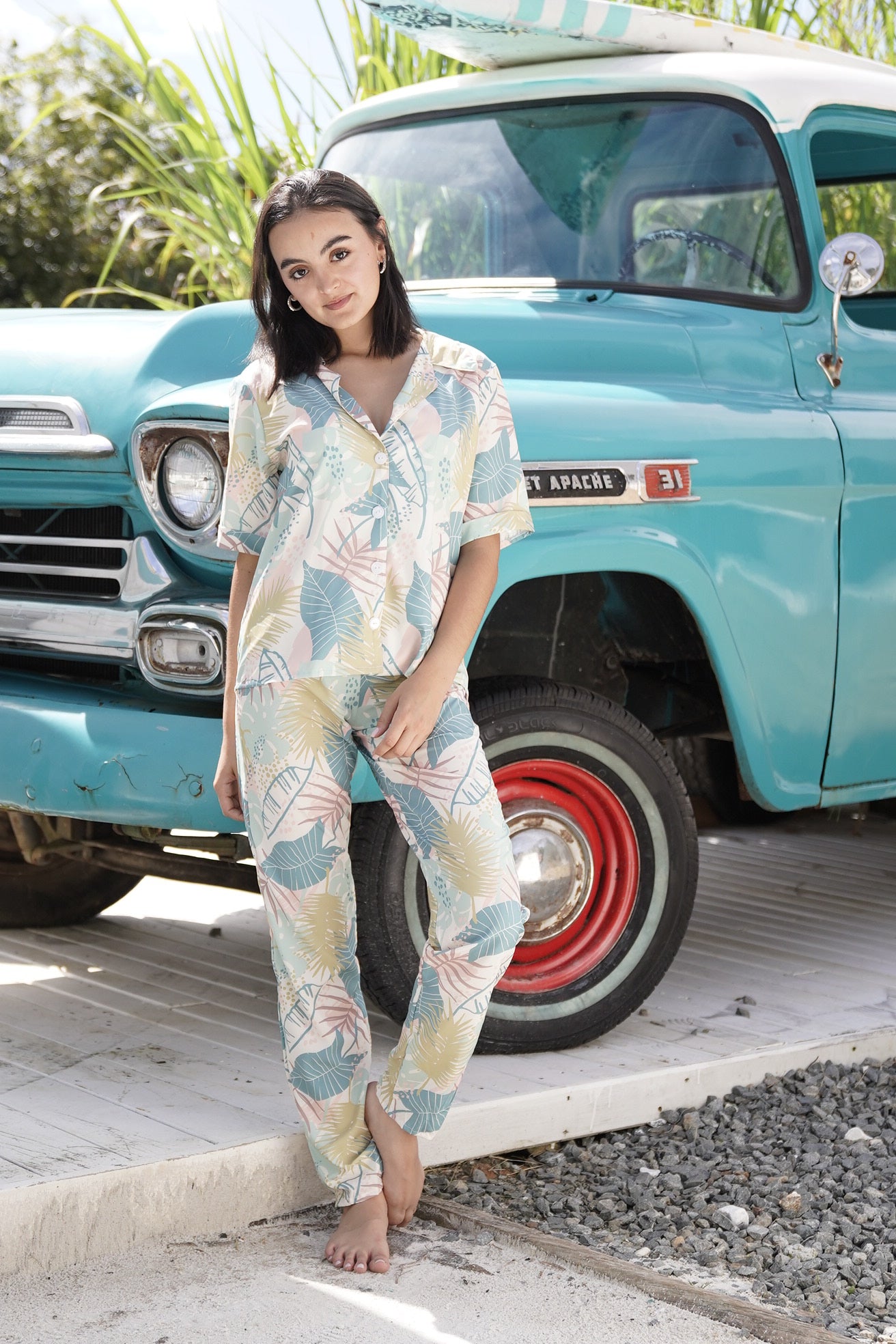Pantalón Botanic Seda Mango